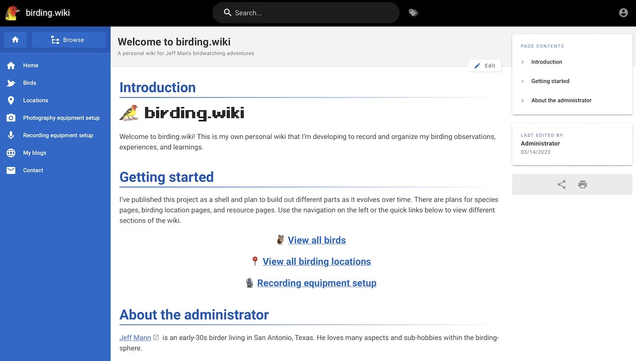 birding.wiki on wiki.js homepage.jpg